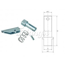 Замок, фіксатор для вил, з прапорцем, для навантажувача з кареткою 3А