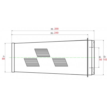 Фильтр воздушный, для погрузчика Yale, Hyster H2.00-3.5FT, № P611858, 1559418