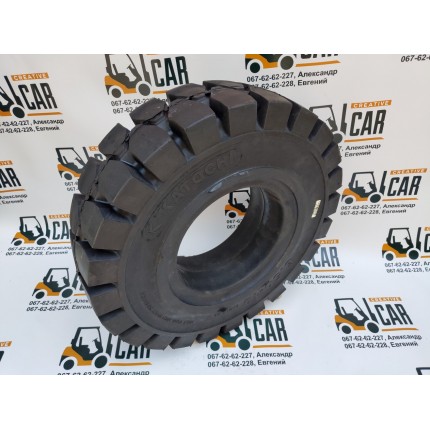 Шина супереластична, гусматік (цільноліта) для вилкових навантажувачів, 6.50-10 (6.50Х10), виробництва Katochi