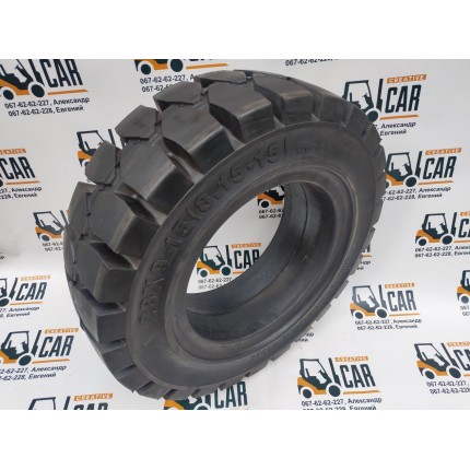 Шина супереластична, гусматік (цільноліта) для вилкових навантажувачів, 8.15-15 (28Х9-15), виробництва Katochi