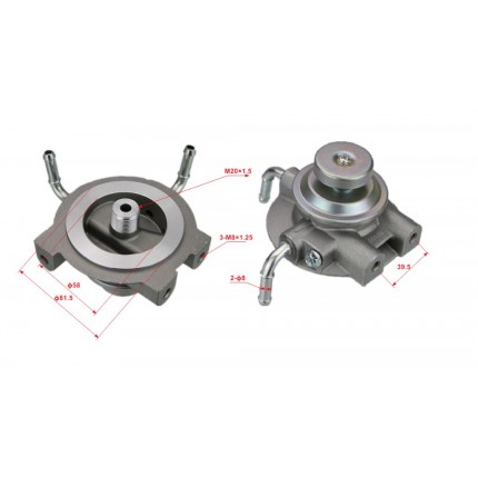 Насос ручной подкачки топлива для погрузчика TCM, двигателя C240PKJ, № Z-8-94367-293-3, Z8943672933