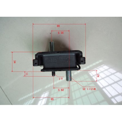 Подушка двигателя, для погрузчика Toyota 6FD10-30, 6FG10-30, 6FDN20-30, 6FDA15-30, 6FGA15-30, 6FDF15-30, 6FGF15-30, 6FDU15-30, 6FGU15-30, 6FGCU20-30, № 12361-23600-71, 12362-23600-71, 12363-43650-71, 123612360071, 123622360071, 123634365071