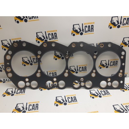 Прокладка ГБЦ для двигуна Mitsubishi S4S, металева, № 32A01-02203, 32A01-02204, 32A0102203, 32A0102204