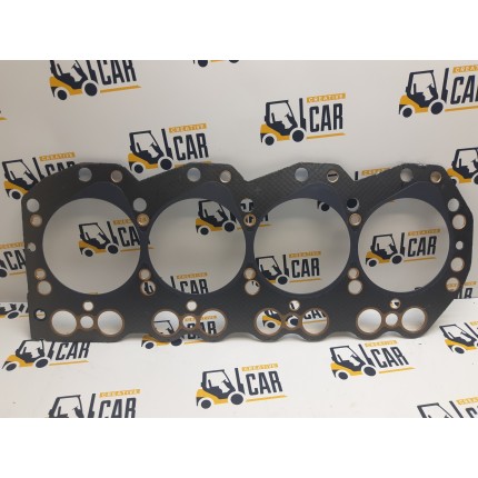 Прокладка ГБЦ для двигуна Mitsubishi S4S, металева, № 32A01-02203, 32A01-02204, 32A0102203, 32A0102204