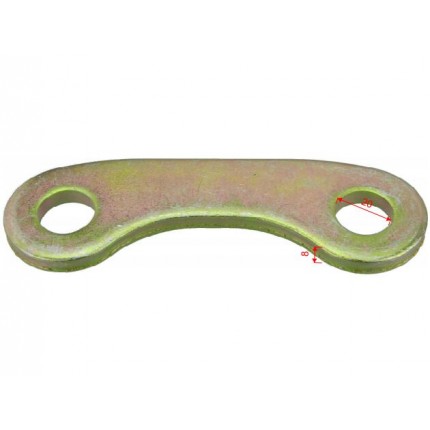 Тяга рульова, сережки, нижня, з двох частин, для навантажувача Toyota 7FD10-30, 8FD10-30, № 43752-23442-71, 437522344271