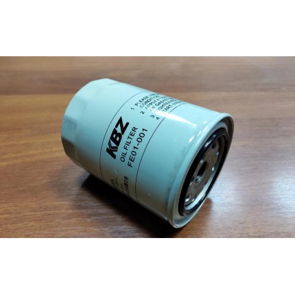 Фільтр масляний, для двигуна Nissan TD27, TD42, QD32, № 20801-01131, A-15208-43G00, 15208-43G0A, 15208-00H0E, 2080101131, A10 800H0E